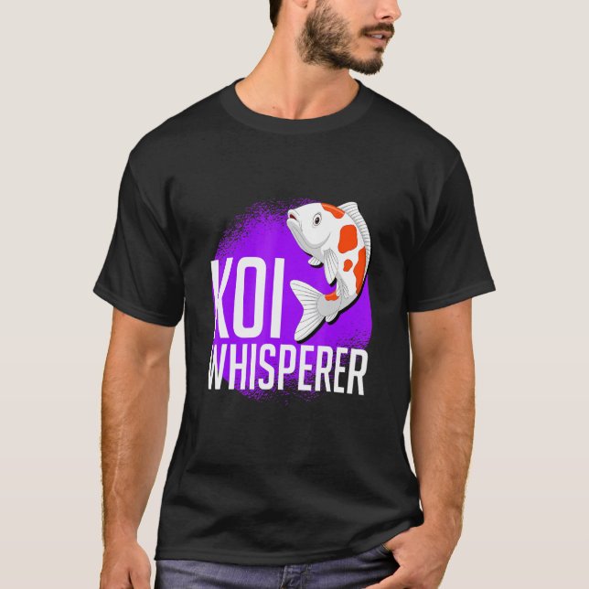 Koi-Flüsterer Fischteich T-Shirt (Vorderseite)