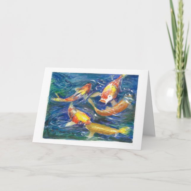 Koi Freunde Karte (Vorderseite)