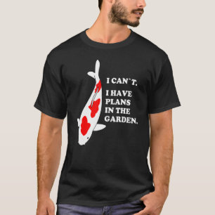 Koi-Gartenteich Hinterhof Koicarp Koi-Halter Fisch T-Shirt