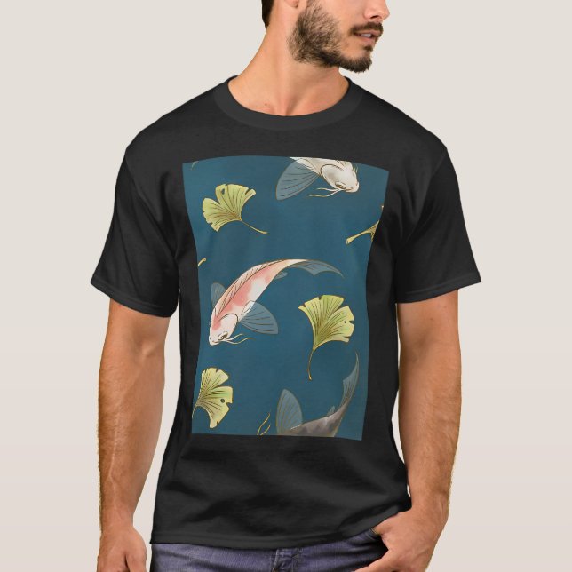 Koi. Ginkgo T-Shirt (Vorderseite)