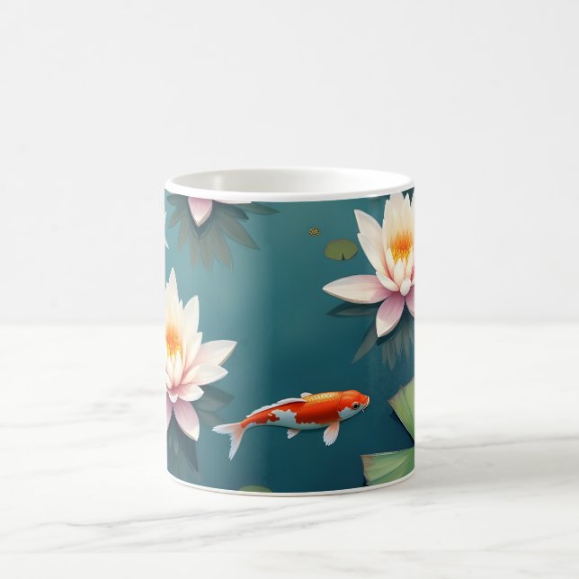 Koi-Glück Kaffeetasse (Mittel)