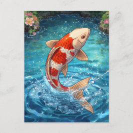 KOI GRAPICK DESIGN POSTKARTE