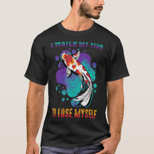 Koi Ich beobachte meine Fische, um mich selbst zu T-Shirt