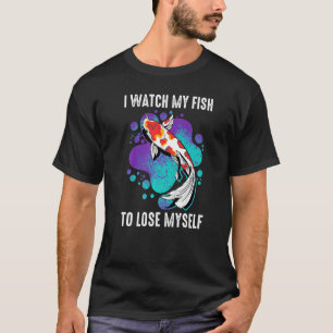 Koi Ich beobachte meine Fische, um mich zu verlie T-Shirt