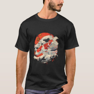 Koi Japanischer Koi Karpfen Fisch Nishikigoi Fisch T-Shirt