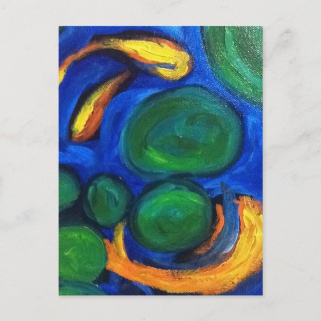 Koi Joy Postcard Postkarte (Vorderseite)