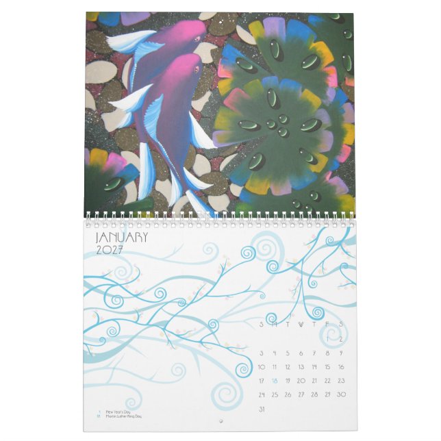 koi Kalender (Jan 2027)