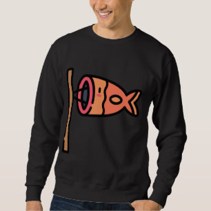 Koi-Kanji Koinobori-Fahne 2 Sweatshirt