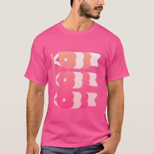 Koi Kanji Koinobori Flag T-Shirt