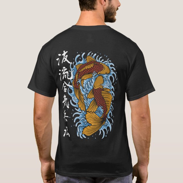 Koi Kanji T-Shirt (Rückseite)