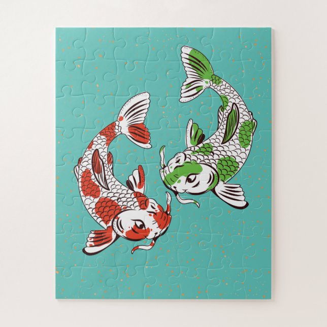 Koi-Karpfen (Vertikal)