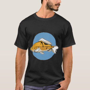 Koi-Karpfen-Angler-Design. T-Shirt
