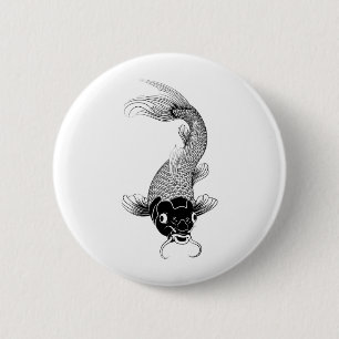 koi Karpfen Button
