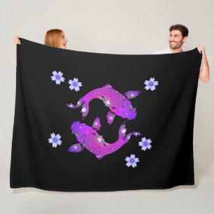 Koi-Karpfen Fleecedecke