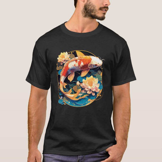 Koi Karpfen Koi Karpfen T-Shirt (Vorderseite)