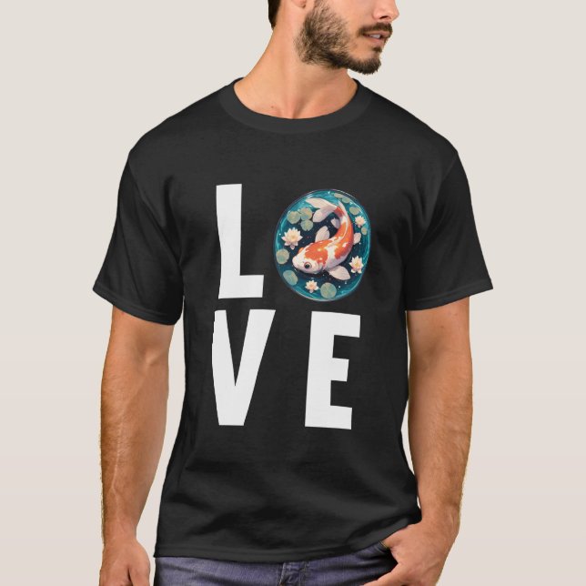 Koi Karpfen Koi Karpfen T-Shirt (Vorderseite)