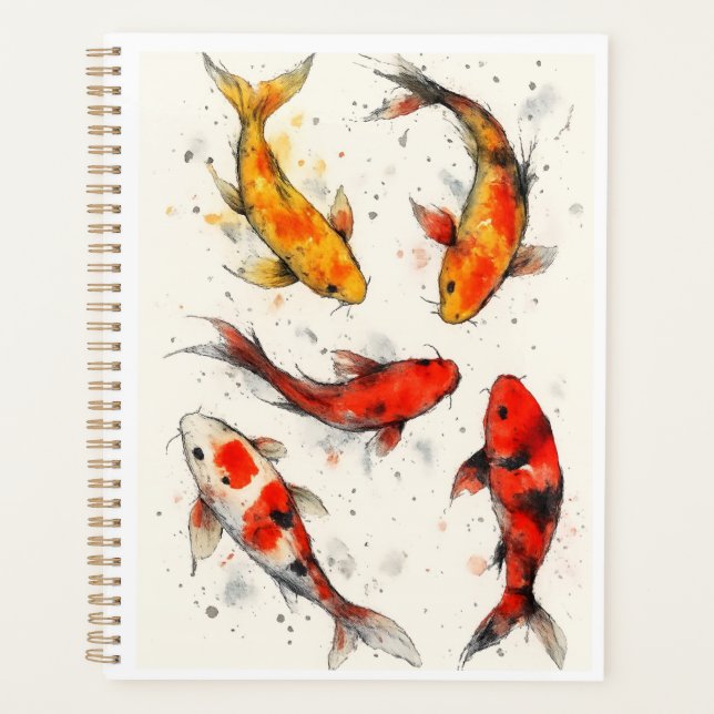 Koi-Karpfen Planer (Vorderseite)