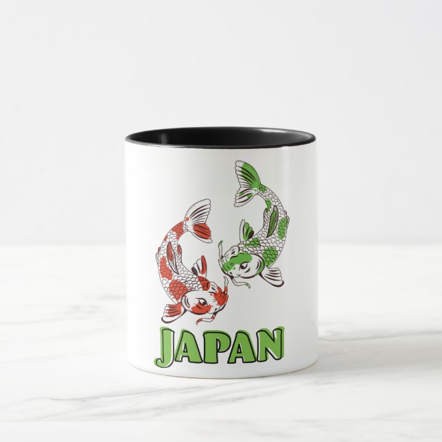 Koi-Karpfen Tasse (Zentrum)