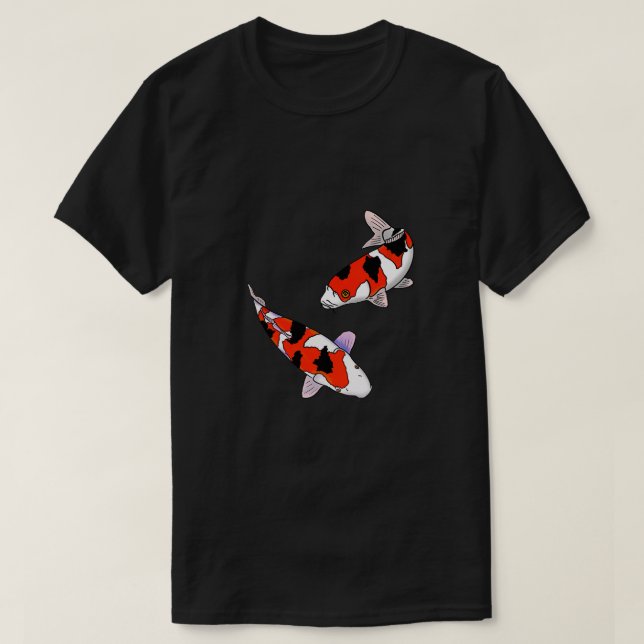 Koi-Koifischer Karpfen T-Shirt (Design vorne)