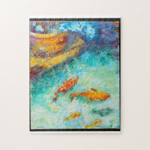 Koi Kunstpuzzlespiel