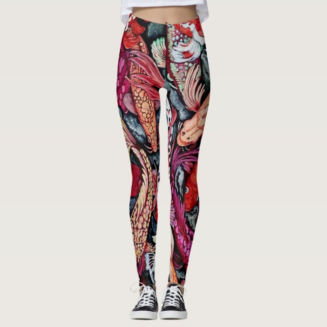 Koi-Leggings Leggings (Vorderseite)
