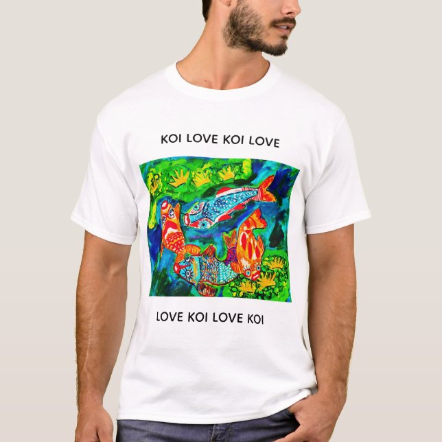 KOI LOVE T-Shirt (Vorderseite)