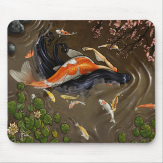 Koi Meerjungfrau Mousepad