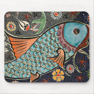 Koi Mosaic Mousepad