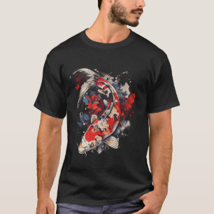 Koi Nishikigoi Fisch Japanisch Kunst Japanisch Koi T-Shirt