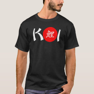 KOI - Nishikigoi Japanische Kalligrafie 3 T - Shir T-Shirt