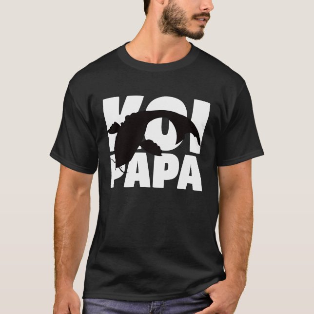 Koi Papa  for Koi  Animal Father Koi Dad T-Shirt (Vorderseite)