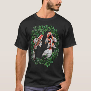 Koi Pond Art I Liebe Koi Fischerhafen T-Shirt