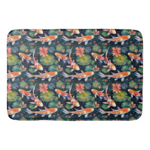Koi Pond Bath Mat Badematte