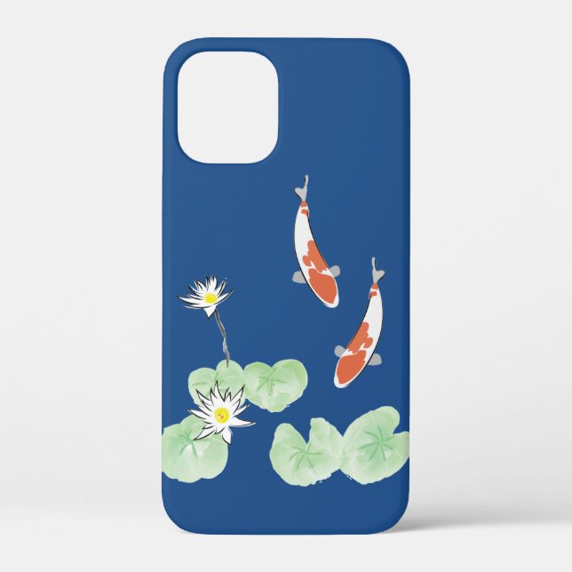 Koi Pond iPhone 12 Mini-Fall Case-Mate iPhone Hülle (Rückseite)