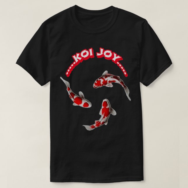 Koi Pond Japanischer Fisch T-Shirt (Design vorne)