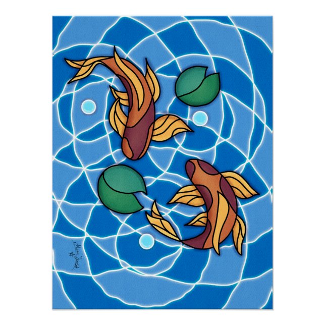 Koi Pond Poster (Vorderseite)