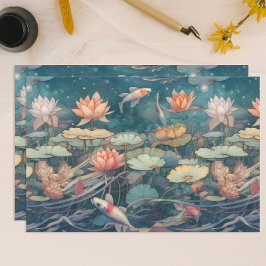 Koi Pond Seidenpapier