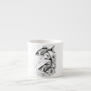 Koi Pond Serenity Espresso Tasse Tasse
