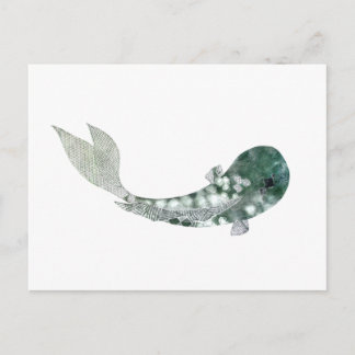 Koi Print Postcard Postkarte