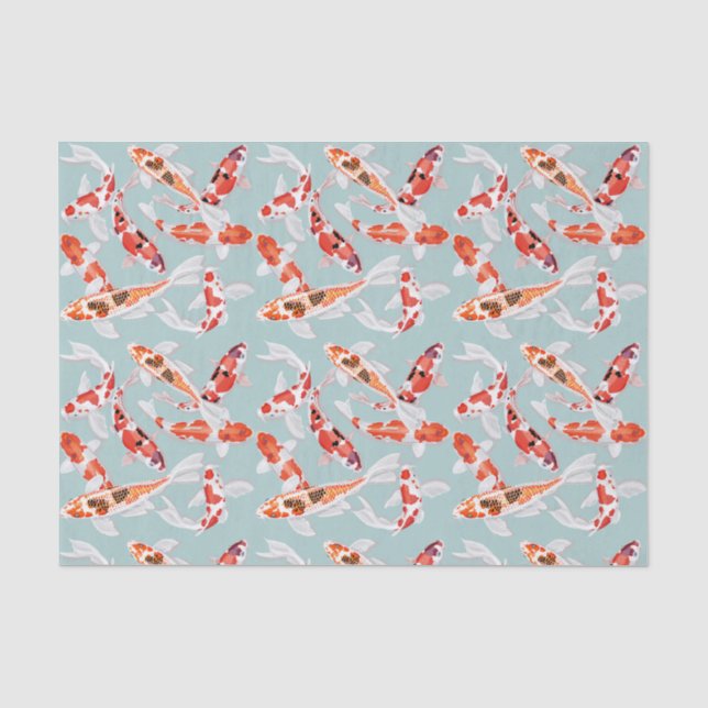 Koi Seidenpapier (Vorderseite)