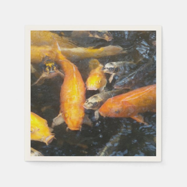 Koi Serviette (Vorderseite)