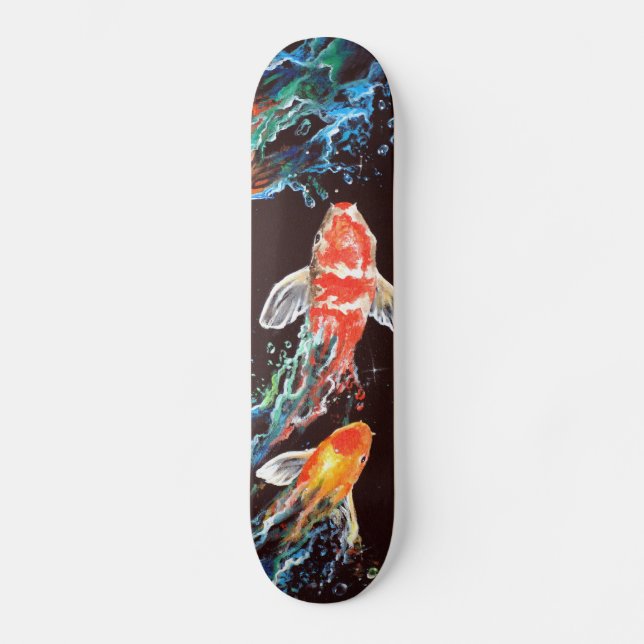 Koi Skateboard (Vorderseite)