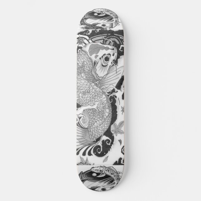 Koi Skateboard (Vorderseite)