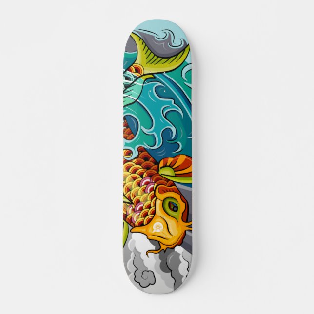 'Koi' Skateboard Deck (Vorne)