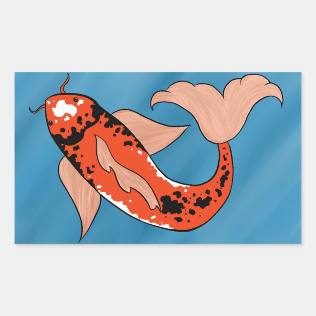 Koi Sticker (Vorderseite)