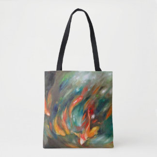 Koi Storm - Custom All-Over-Print Tote Bag Tasche