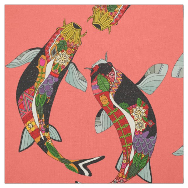 koi-Strahlung Stoff (Muster)