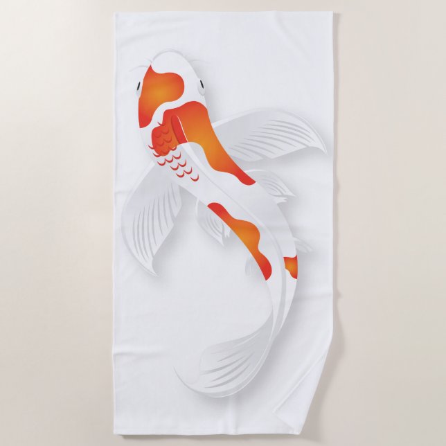 Koi Strandtuch (Vorderseite)
