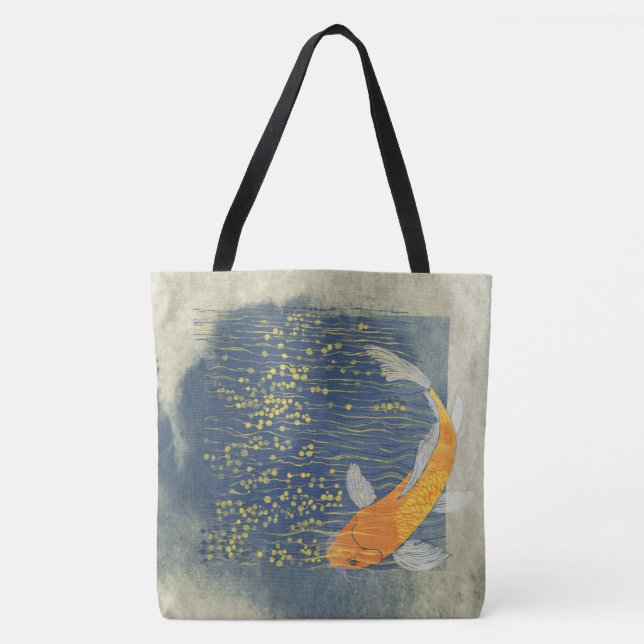 Koi sur le sac fourre-tout ensoleillé à l'eau (Devant)