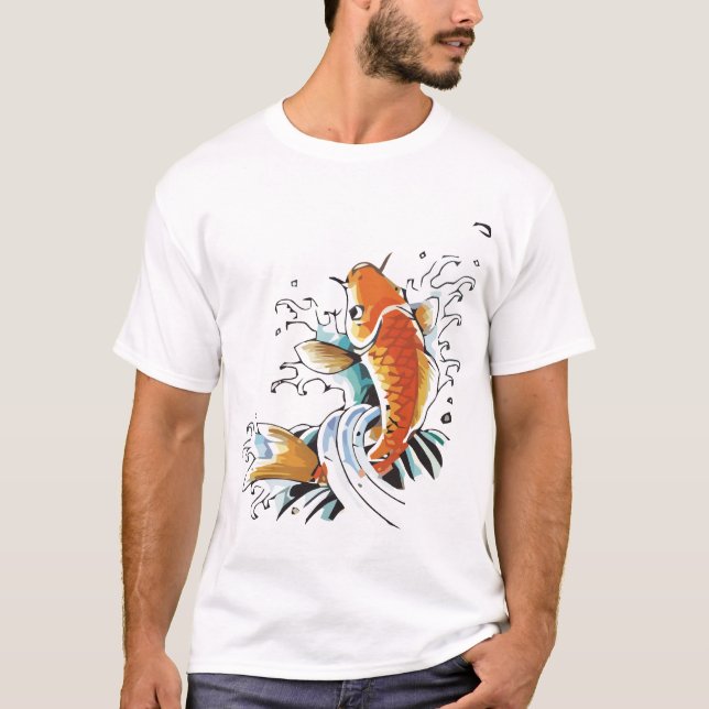 Koi T-Shirt (Vorderseite)